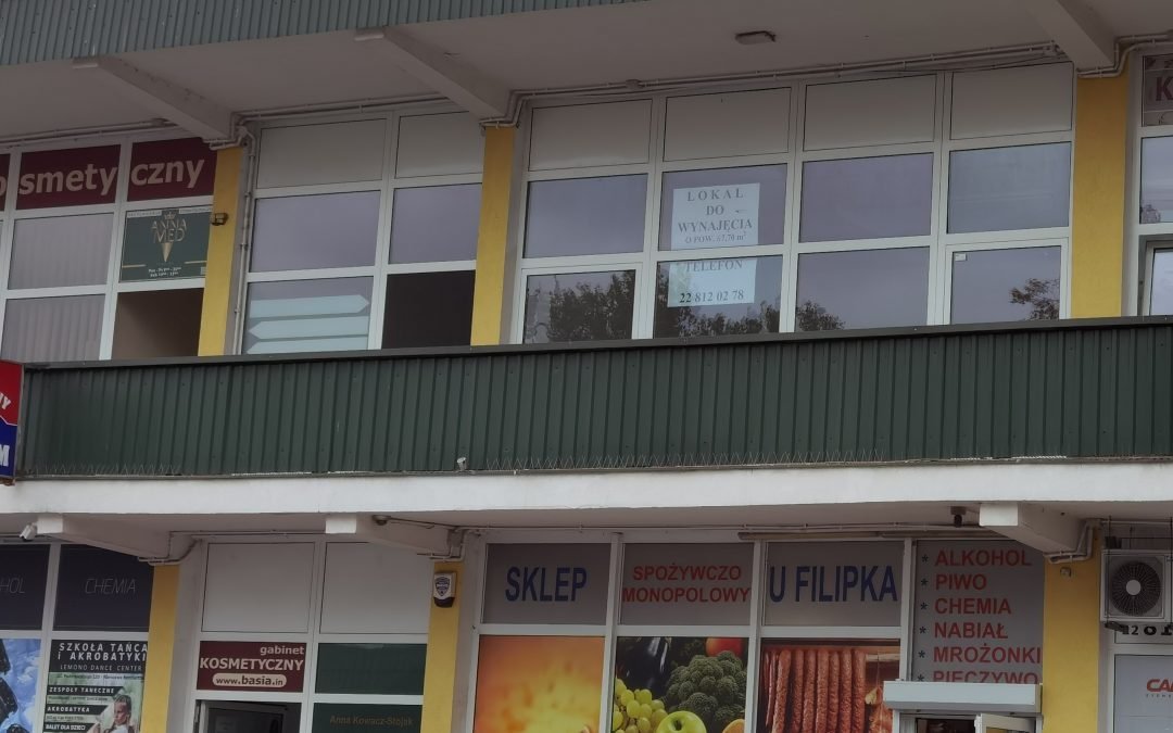 Lokal użytkowy do wynajęcia przy ul. Króla Maciusia 10