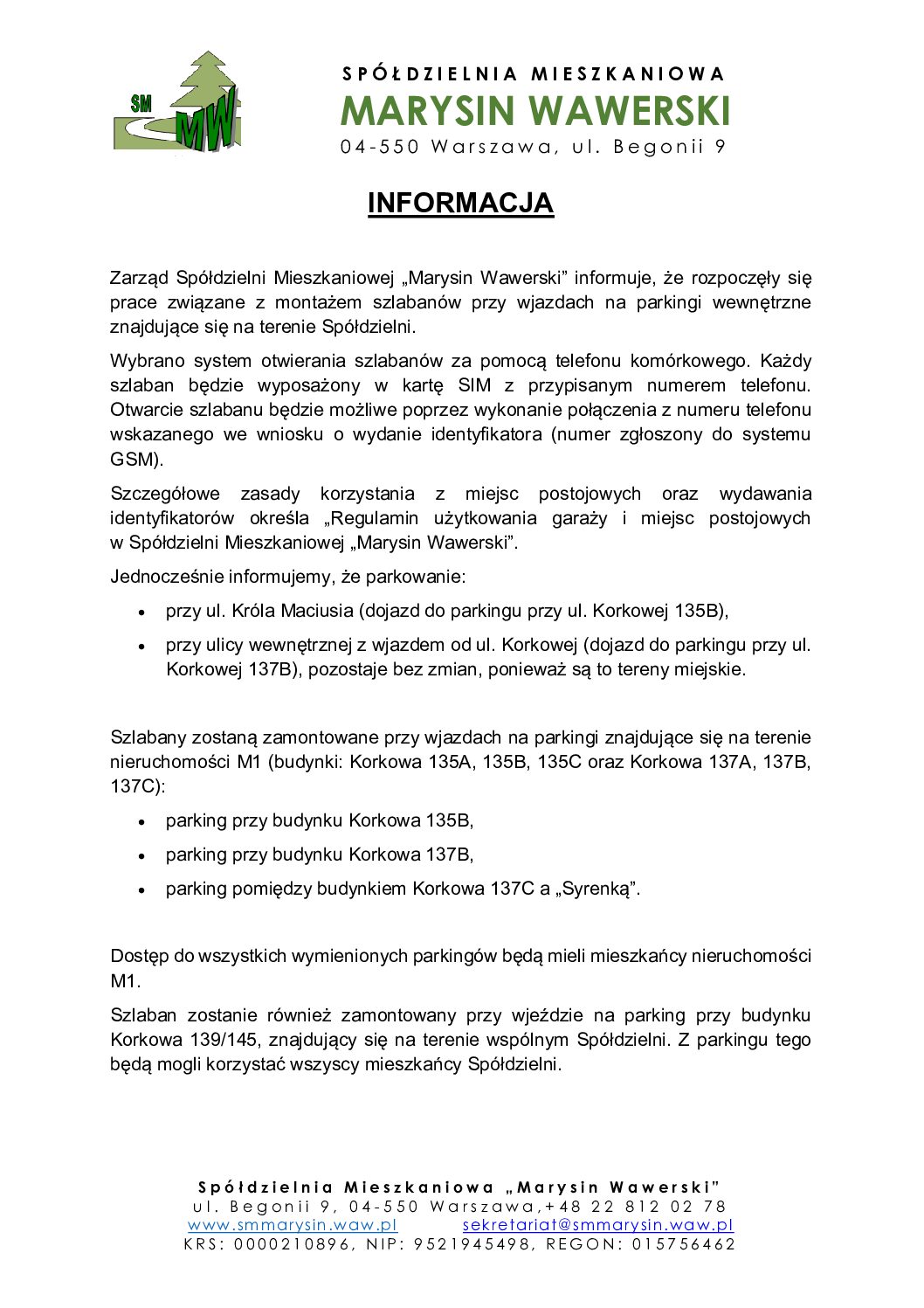 Szlabany na terenie osiedla – poprawa bezpieczeństwa i organizacji parkowania